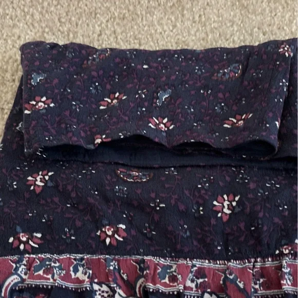 FREE PEOPLE Women’s Size 12 Dressy Shorts Lined, Purple, Pink Floral, Zip Up - Picture 13 of 16